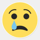 Search for crying face stickers Yellow