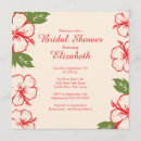Search for hibiscus bridal shower invitations Flowers