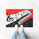Search for music doormats Black
