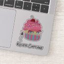 Search for kawaii food stickers Cupcake