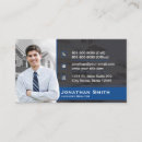 Search for realty business cards Blue