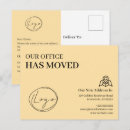 Search for business moving postcards We have moved