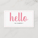Search for hello business cards Typography
