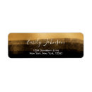 Search for brush stroke return address labels Foil