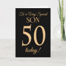 Search for sons 50th birthday cards For him