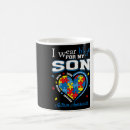 Search for autistic son mugs Autism spectrum disorder