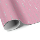 Search for pink and silver wrapping paper For her