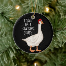 Search for goose christmas tree decorations Funny
