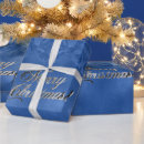Search for silver and blue christmas wrapping paper Xmas