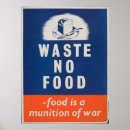 Search for food waste posters Vintage