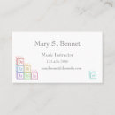 Search for preschool teacher business cards Nanny