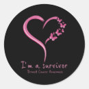 Search for awareness butterfly stickers Breast cancer fighter