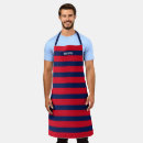 Search for red striped aprons For him