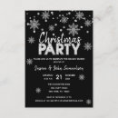 Search for black and silver christmas invitations Modern