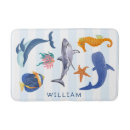 Search for blue whale bath mats Under the sea
