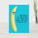 Search for funny banana birthday cards Cute
