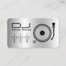 Search for turntable business cards Deejay