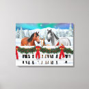 Search for christmas horse canvas prints Winter