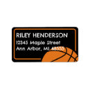 Search for basketball return address labels Boys