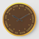 Search for gold and brown clocks Elegant