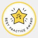 Search for kids award stickers Yellow