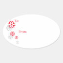 Search for snowflake tag stickers White