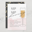 Search for sip sip hooray invitations Gold