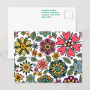 Search for floral patterns postcards For her