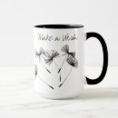 Search for dandelion wish mugs Black and white