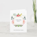 Search for pink gold thank you cards Chic