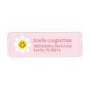 Search for smiling return address labels Pink