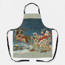 Search for old fashioned aprons Santa claus
