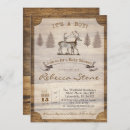 Search for wood baby shower invitations Deer