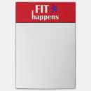 Search for fitness post it notes Gym