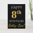 Search for for 8th wedding anniversary cards Eight