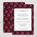 Search for red velvet invitations Elegant