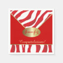 Search for zebra stripe napkins White