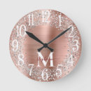 Search for silver gold clocks Glam