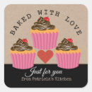 Search for baked for you stickers Kraft paper