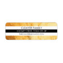 Search for shiny return address labels Classy