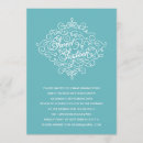 Search for turquoise invitations Vintage