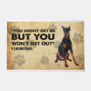 Search for doberman doormats Greeting indoor