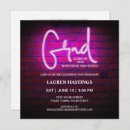 Search for neon graduation invitations College