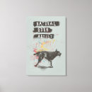 Search for natural canvas prints Dog