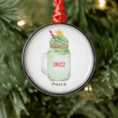 Search for cookie christmas tree decorations Red and green