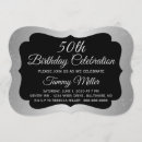 Search for glam 50th birthday invitations Fabulous