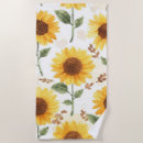 Search for sunflower beach towels Yellow sunflowers