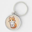 Search for orange cat key rings Kawaii
