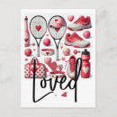 Search for red love postcards White