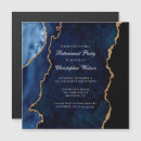 Search for navy blue retirement invitations Modern